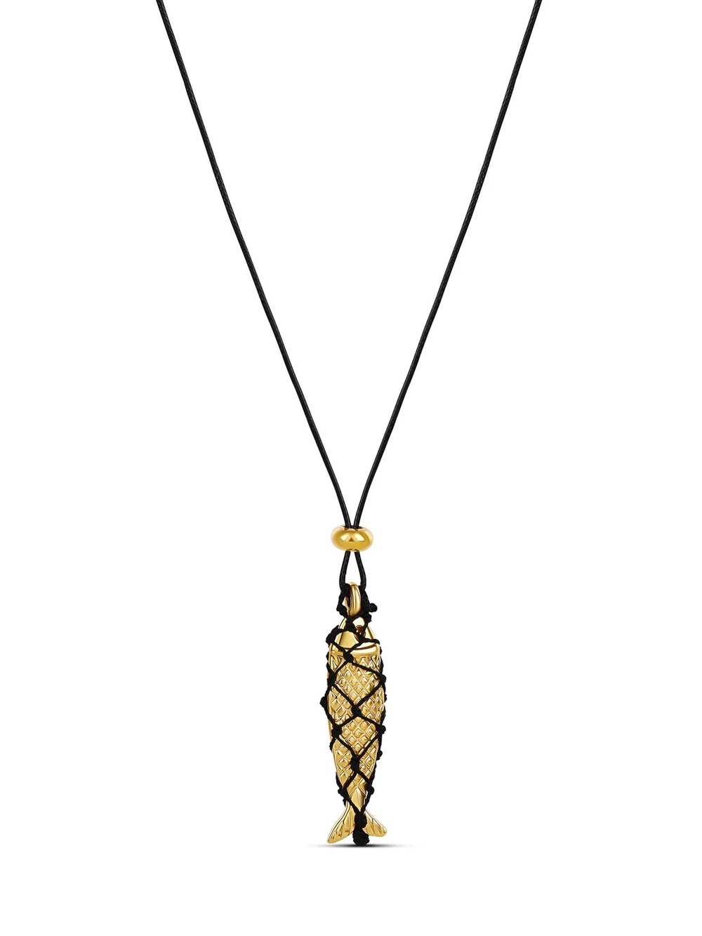 18k Gold Plated Fishbone Net Adjustable Necklace NWOT